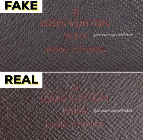 louis vuitton wallet logo stamp fake|how to spot a louis vuitton wallet.